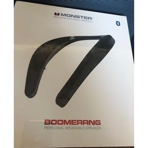 Monster Boomerang Personal Wearable Speakers (Lightweight)